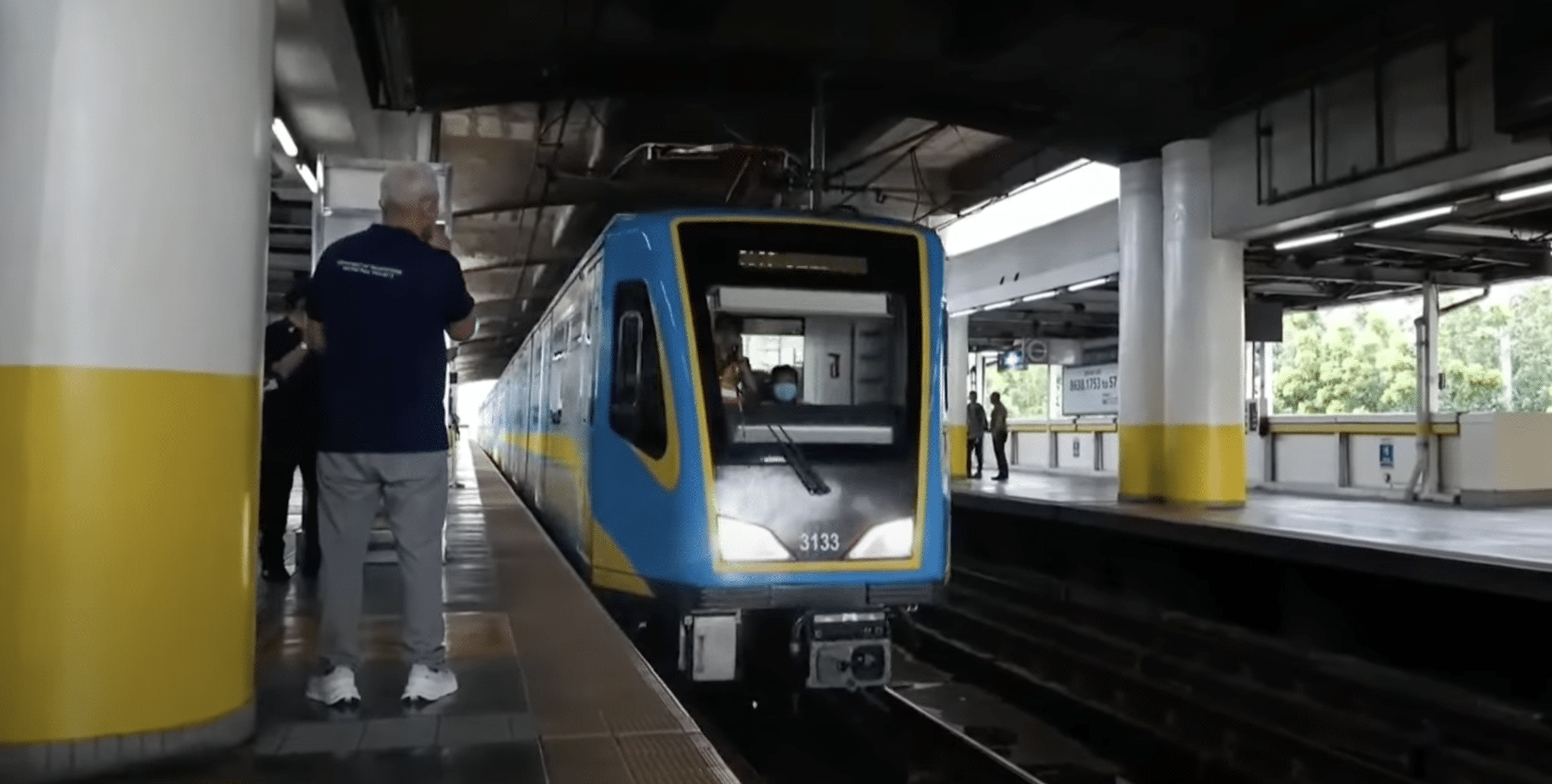 ONCE ‘INCOMPATIBLE’ One ofthe China-made Dalian trains finally put to use.